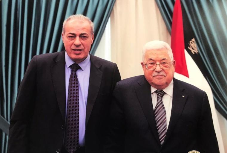 رئيس جامعة الاسراء بغزة د. عبد الخالق الفرا يلتقي بالرئيس محمود عباس برام الله اليوم