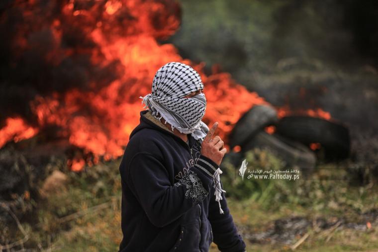 ومواجهات على حدود غزة