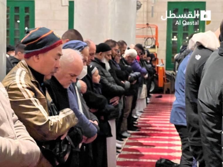صلاة الفجر في الأقصى اليوم الجمعة 17-2-2023