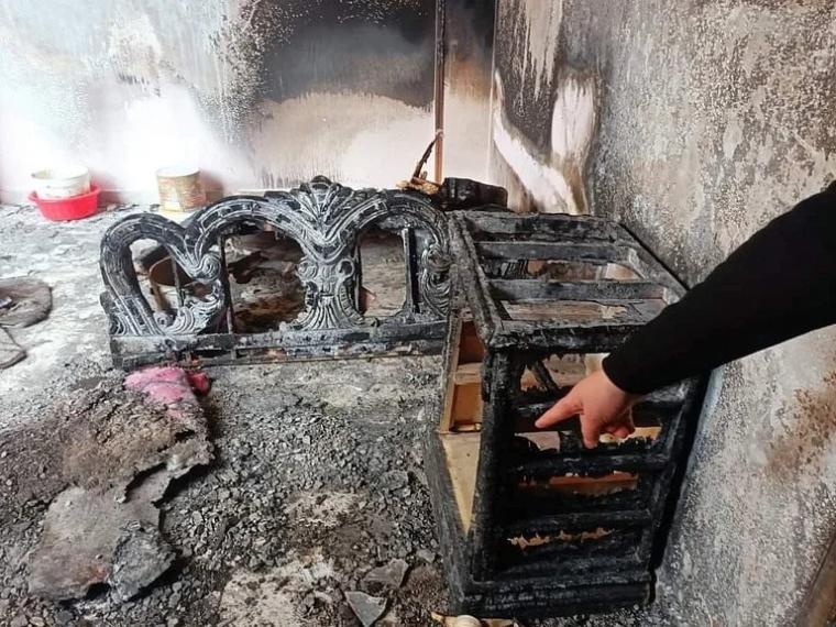 صور- قصة حرق زوجة جثة زوجها بالنزين بعد شرب السم في الشرقية بمصر