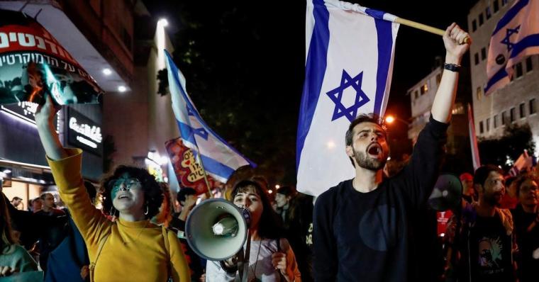قادة الاحتجاجات في "إسرائيل يردون على خطاب "نتنياهو"