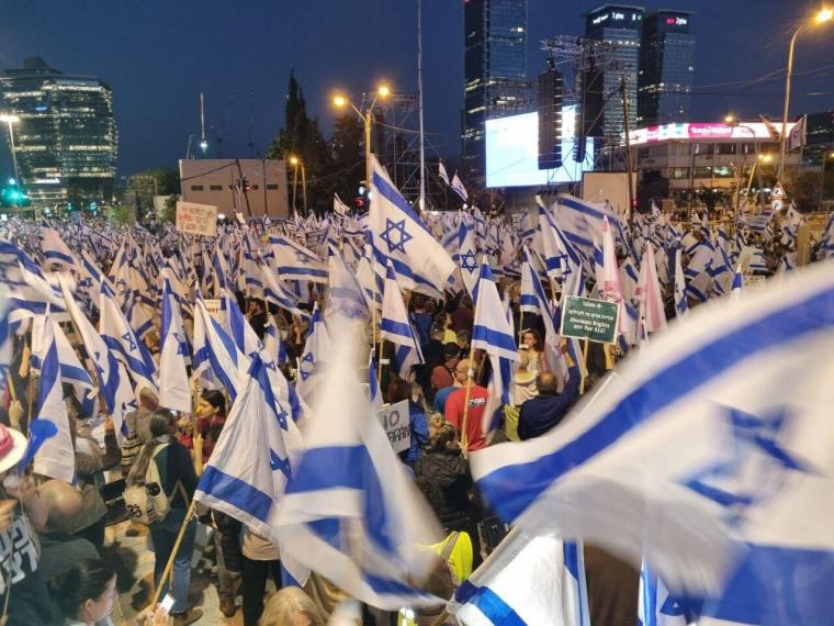 مظاهرات في تل ابيب ضد الاصلاحات القضائية