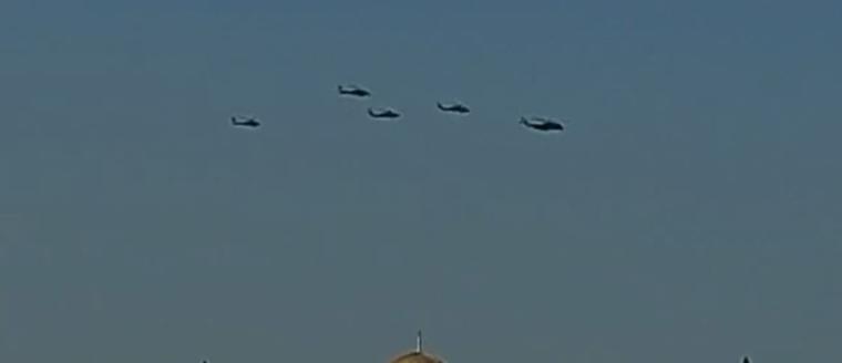 طائرات الاحتلال في سماء الأقصى.JPG