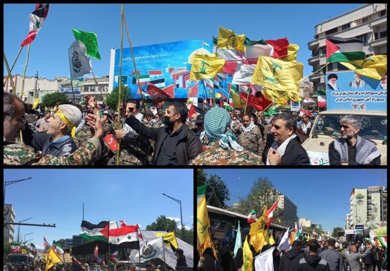انطلاق مسيرات يوم القدس العالمي في إيران