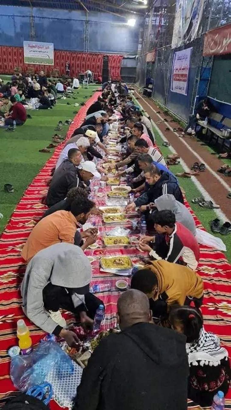 إفطار جماعي في دير البلح