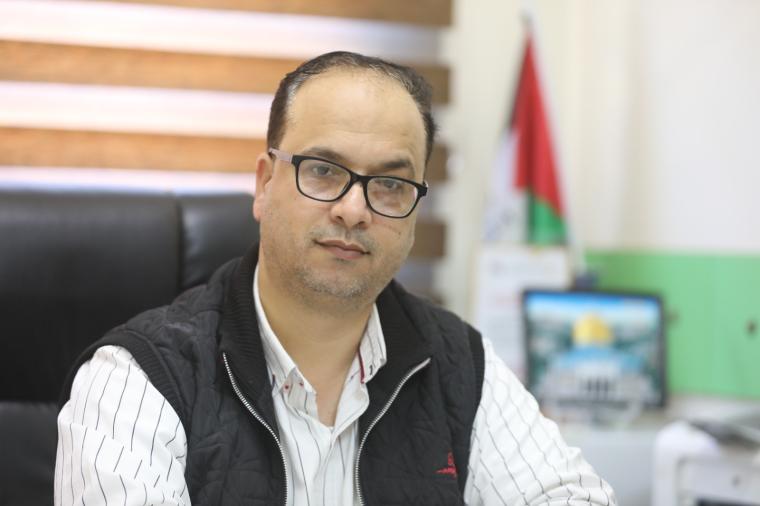منسق لجنة دعم الصحفيين الفلسطينيين الصحفي صالح المصري