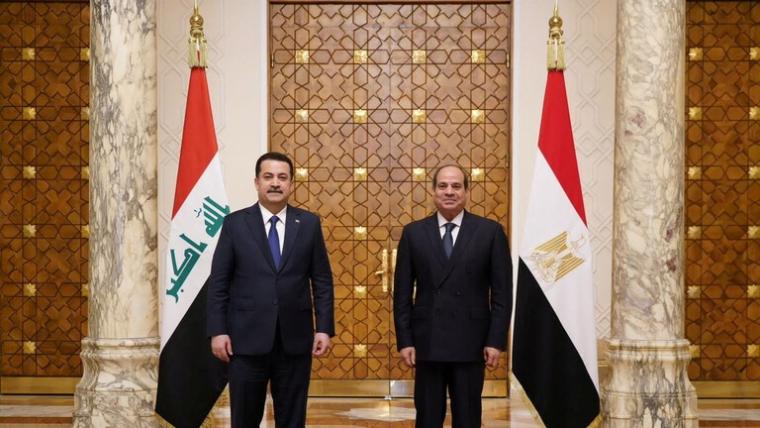 السيسي ورئيس الوزراء العراقي محمد السوداني