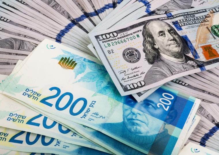 الدولار يواصل الانخفاض مقابل الشيكل اليوم الخميس 20 يوليو 2023