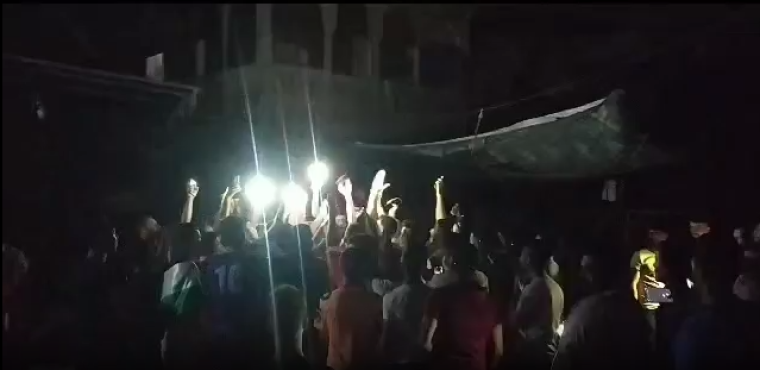 مسيرة في حلب احتفالاً بنصر جنين