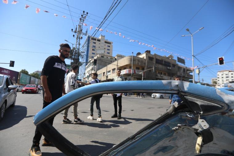 غزة: 6 إصابات بـ 11 حادث سير خلال الـ 24 ساعة الماضية
