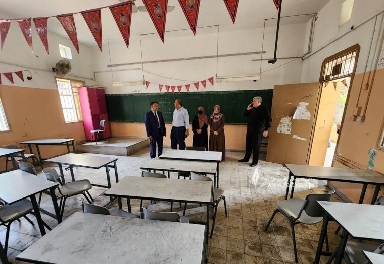 وزارة التعليم بغزة تشرع بحملة مكثفة لتطهير وتنظيف لاستقبال العام الدراسي الجديد (3)