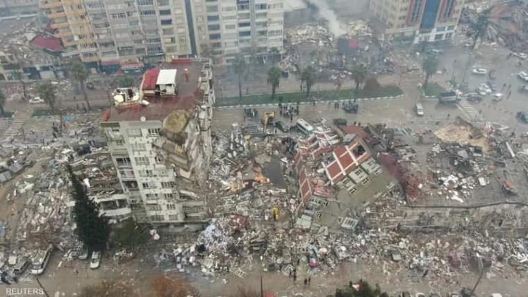 دمار في تركيا جراء حدوث زلزال - ارشيف