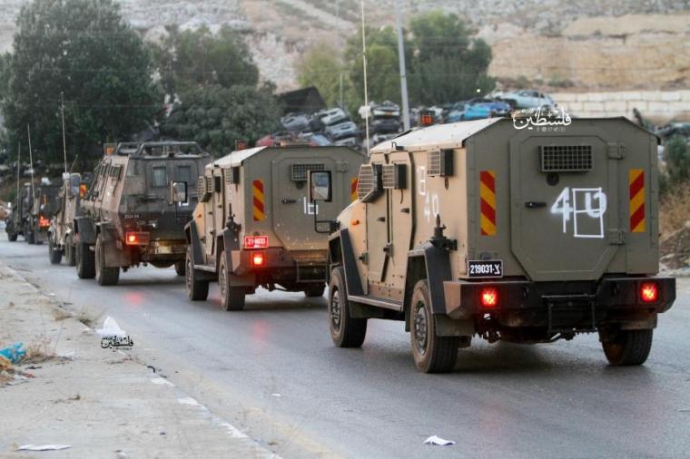 آليات تابعة لقوات الاحتلال الاسرائيلي