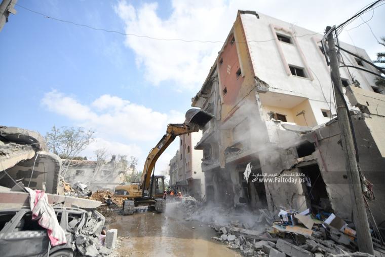 استهداف منزل في قطاع غزة
