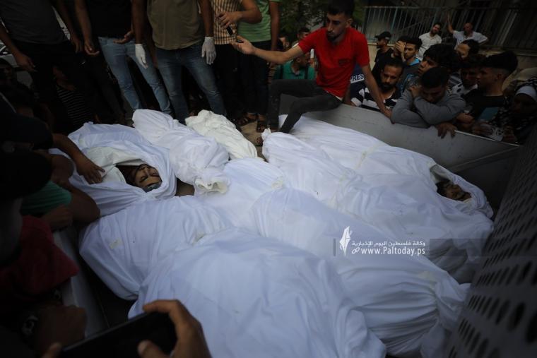 شهداء العدوان الصهيونى على قطاع غزة من مجمع الشفاء الطبي (21).JPG