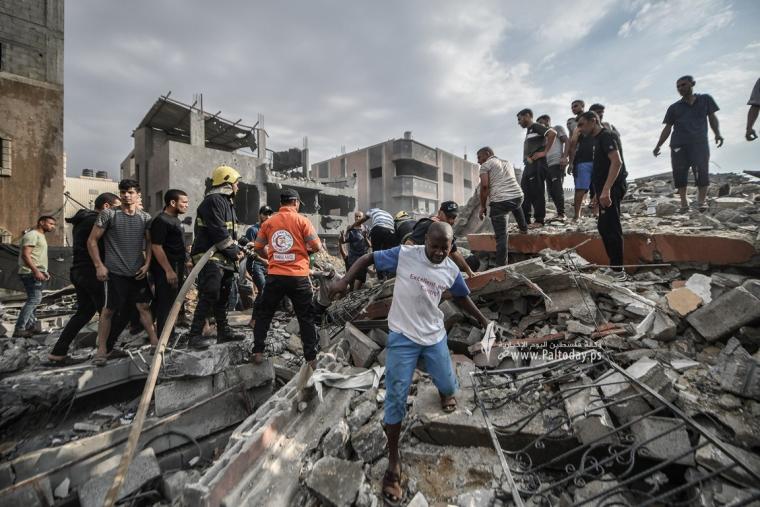 استهداف منزل في جنوب قطاع غزة