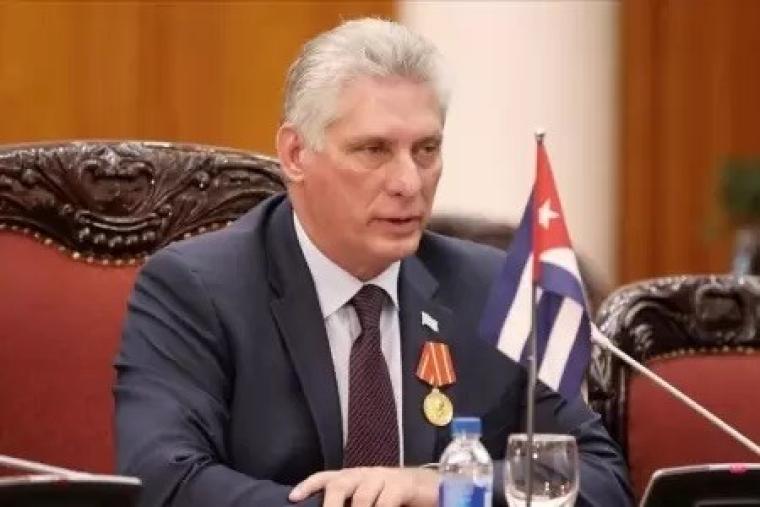 الرئيس الكوبي ميغيل دياز كانيل