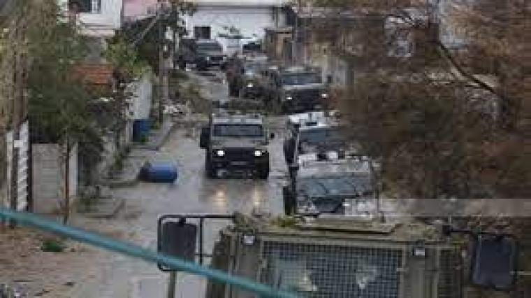 اقتحام قوات الاحتلال مدينة نابلس