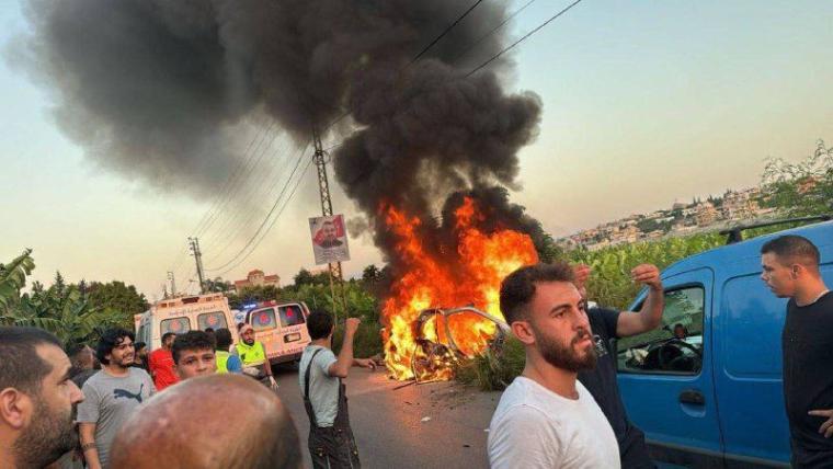 من مكان الاستهداف الاسرائيلية جنوب لبنان