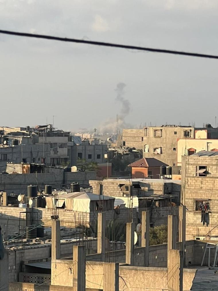 قصف في مدينة حمد بخانيونس