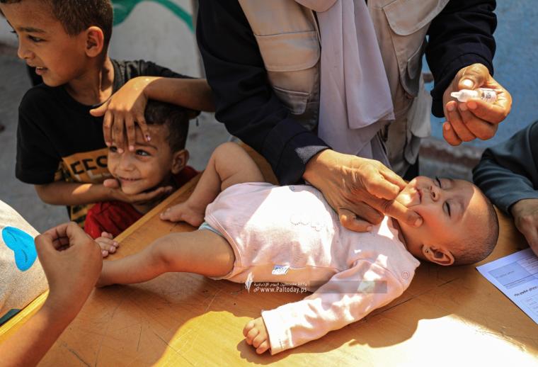 حملة التطيعم ضد شلل الأطفال