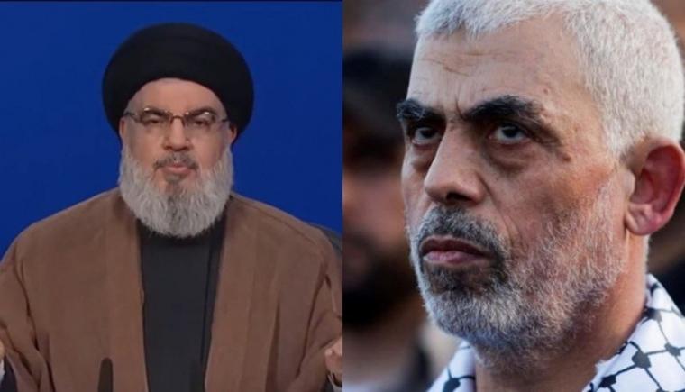 يحيى السنوار وحسن نصرالله