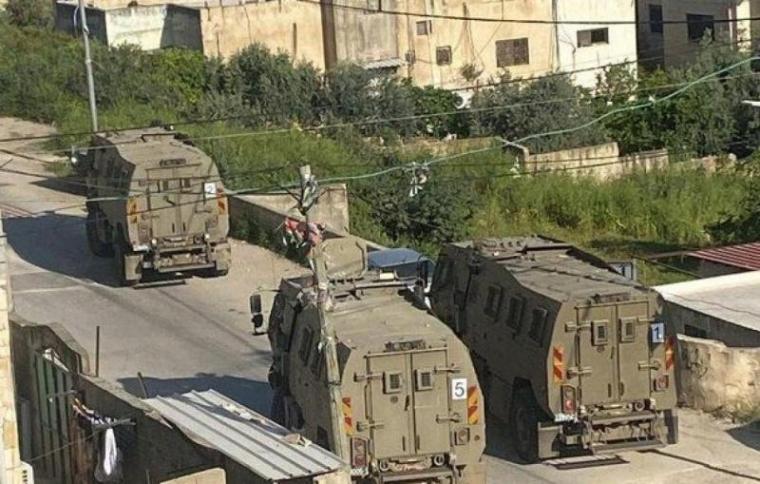 آليات عسكرية إسرائيلية تقتحم مدن فلسطينية