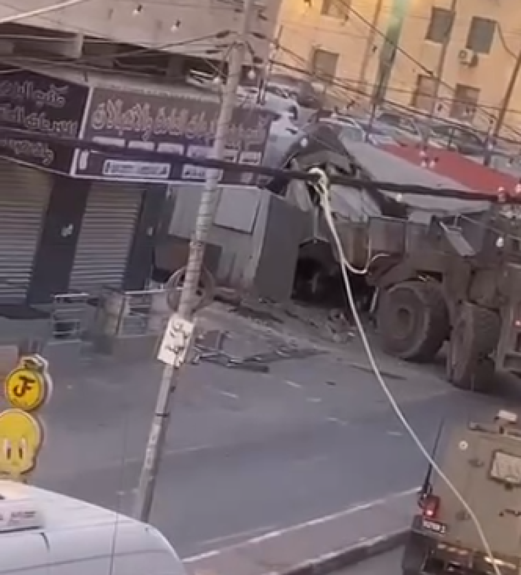 جرافات الاحتلال الاسرائيلي تدمر بسطات المواطنين في قباطية