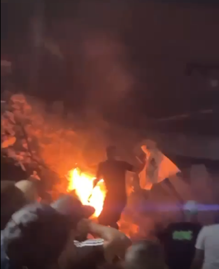 قصف مقهى في مخيم طولكرم