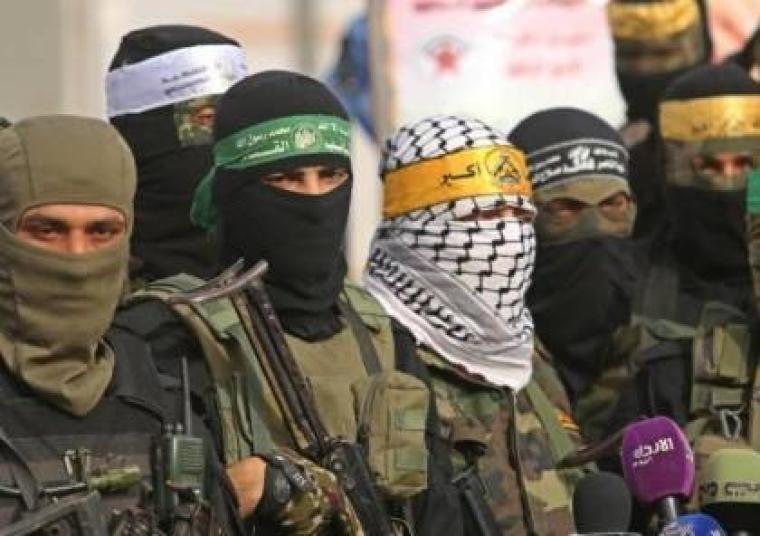 مقاومون فلسطينيون