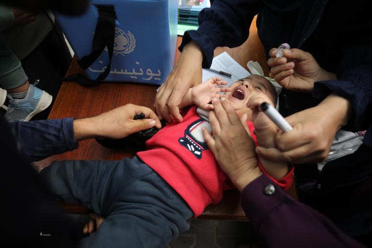 المرلحة الثانية من تطعيم ضد شلل الأطفال في غزة (3).JPG