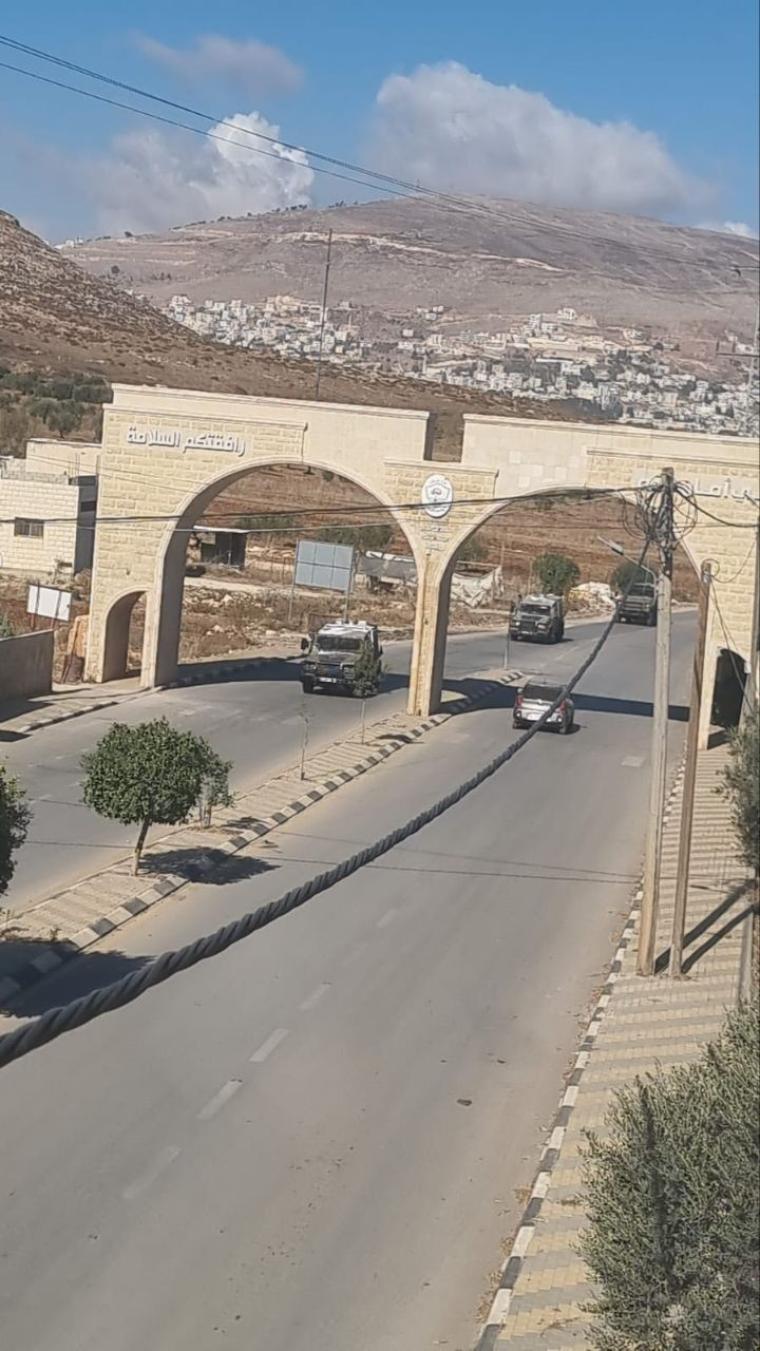 من هجوم المستوطنين على بلدة بيت فوريك شرق نابلس