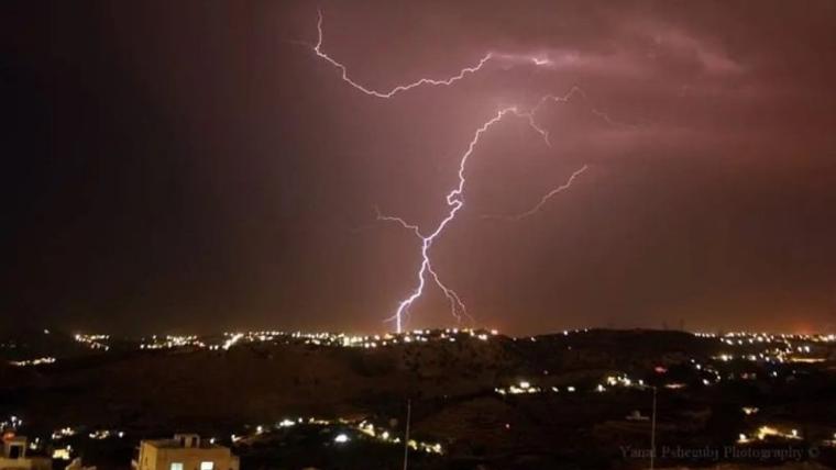 أمطار على فلسطين