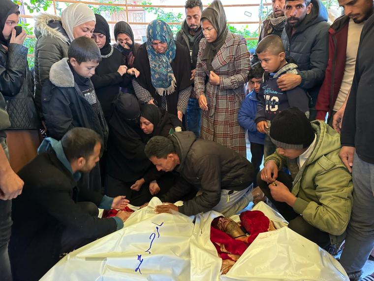 تشييع شهداء خانيونس في غزة