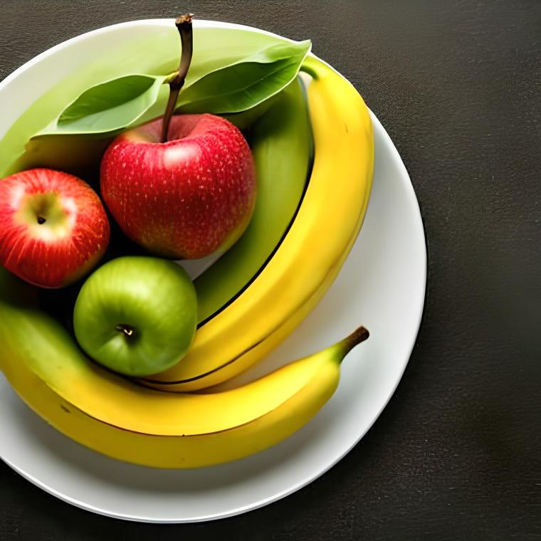 موز وتفاح