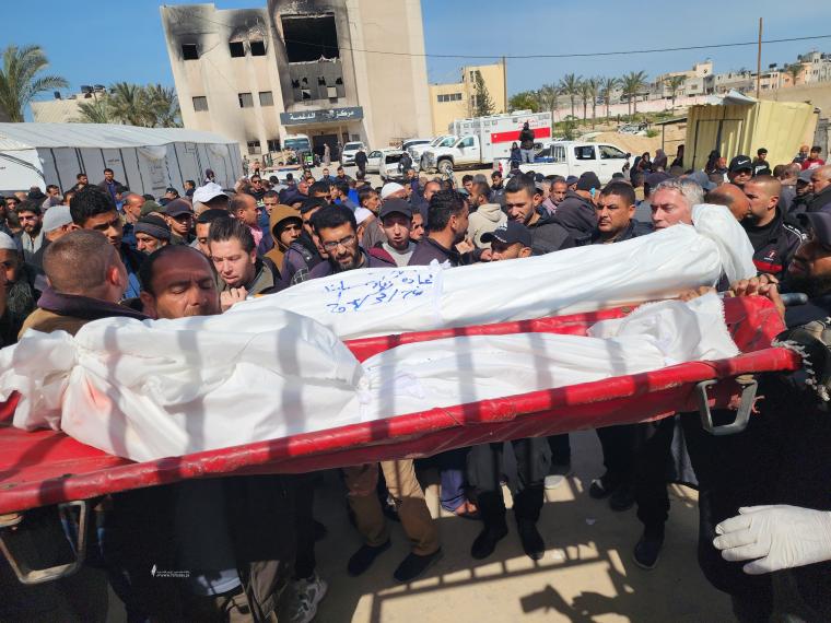 تشييع ووداع شهداء القصف الإسرائيلي المتواصل على خانيونس (8).jpeg