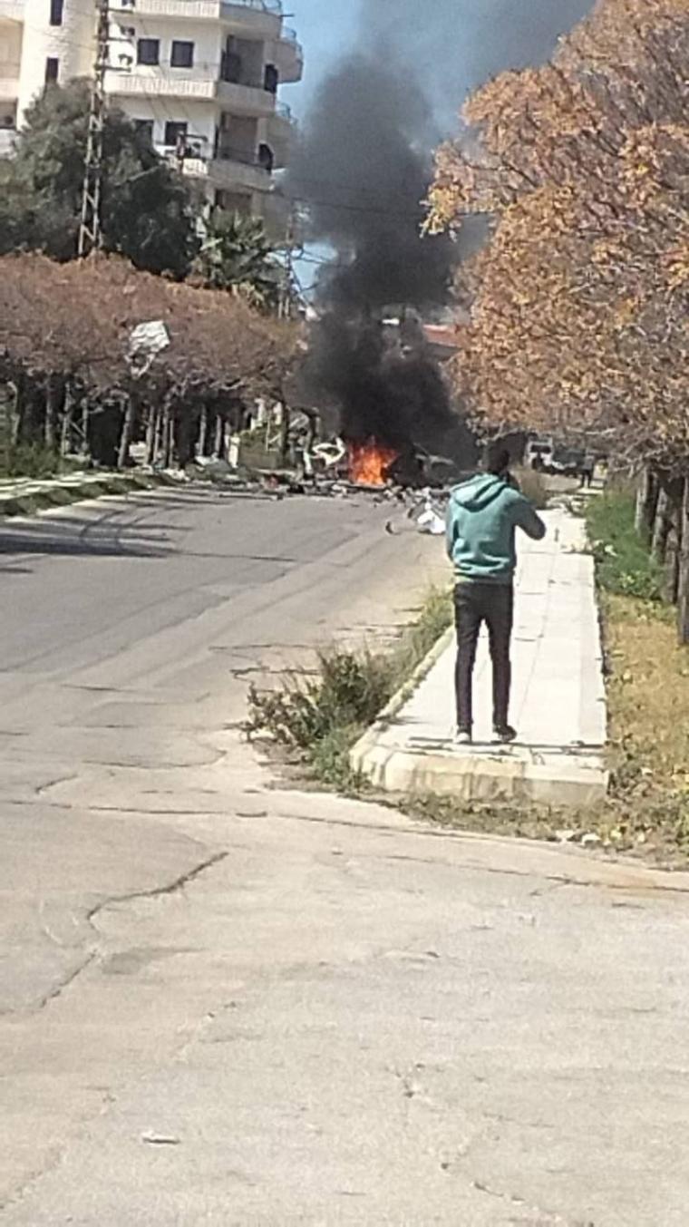 شهيدان بقصف إسرائيلي لمركبة جنوب لبنان