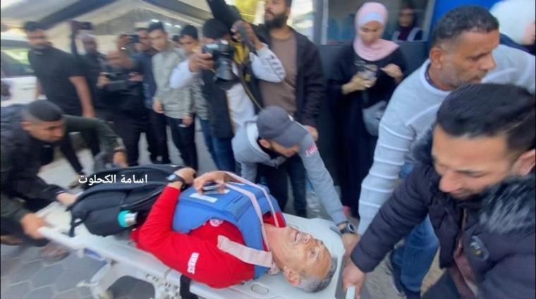 استهداف فريق أممي وسط قطاع غزة