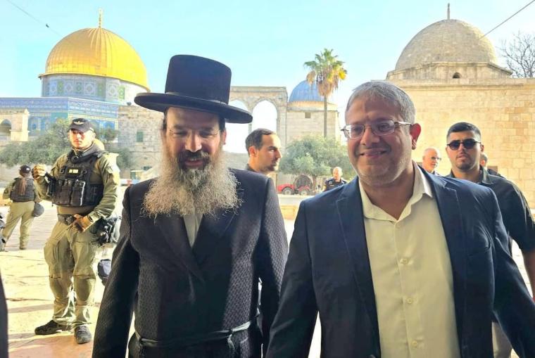 بن غفير يقتحم المسجد الأقصى المبارك