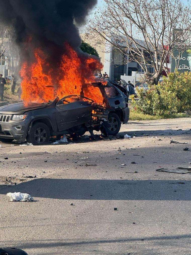 استهداف سيارة جنوب لبنان