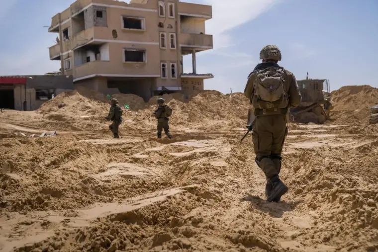 جنود من جيش الاحتلال الاسرائيلي في قطاع غزة