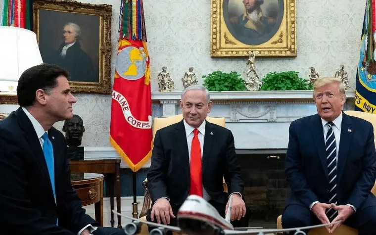لقاء ديرمر ونتنياهو مع ترامب