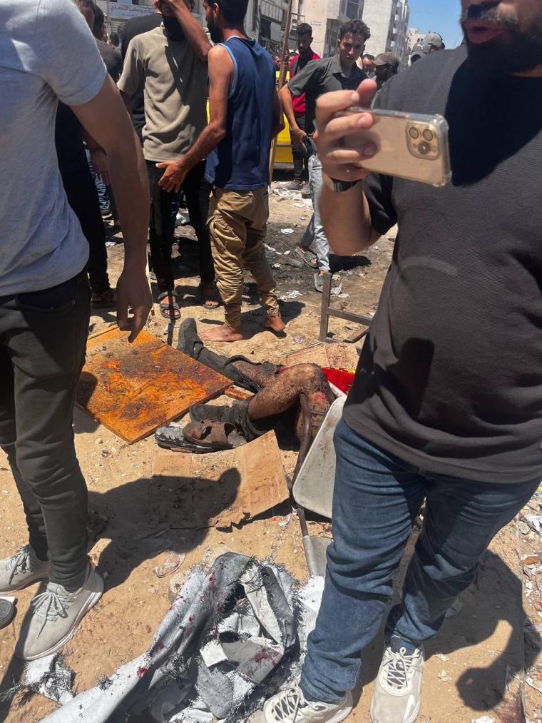 مجزرة إسرائيلية في غزة