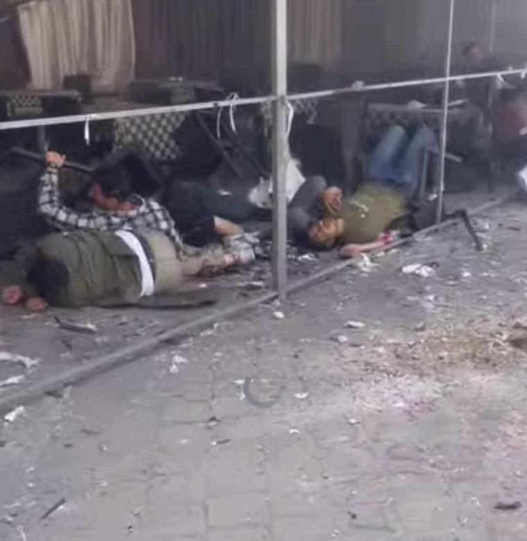 استهداف مواطنين وسط مدينة غزة