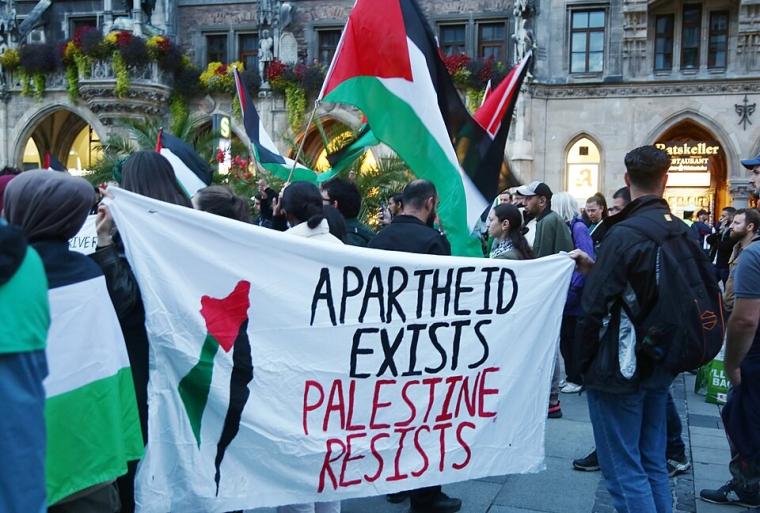 تظاهرة في فرنسا مع فلسطين