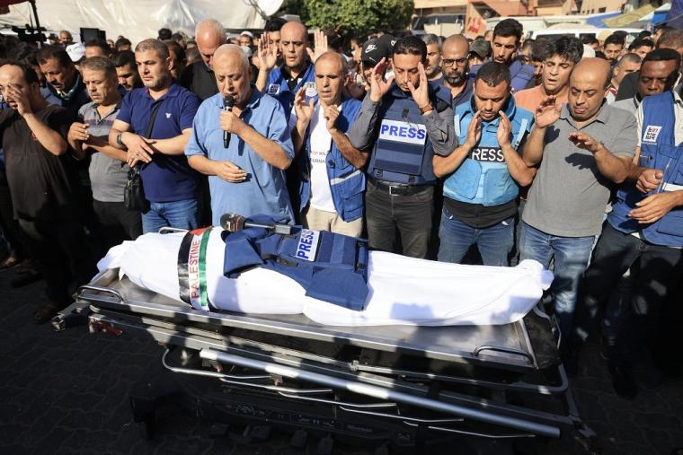تشييع شهداء صحفيين