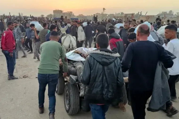مجازر بمراكز المساعدات صورة توضيحية