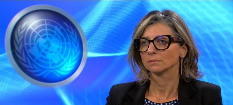 مقررة الأمم المتحدة المعنية بحقوق الإنسان بالأراضي الفلسطينية المحتلة، فرانشيسكا ألبانيز