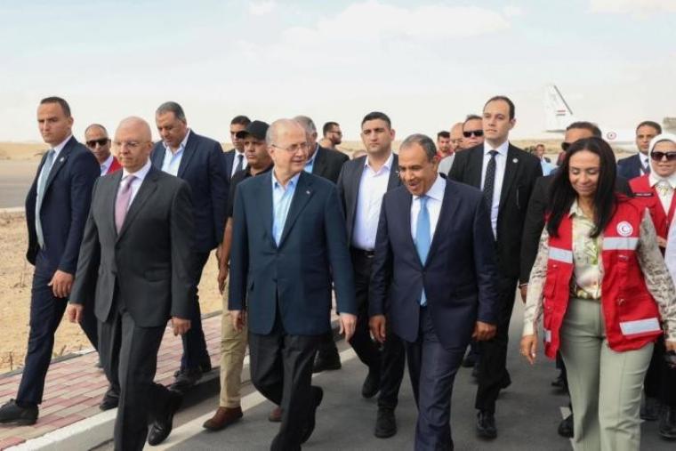 محمد مصطفى في معبر رفح