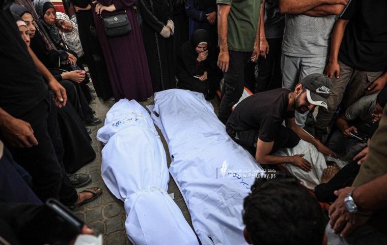 صورة ارشيفية للشهداء في غز